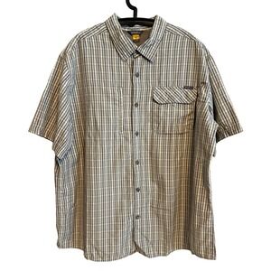 Eddie Bauer Mens 2XL Short Sleeve Shirt Athleisure Vented Performance Casual
